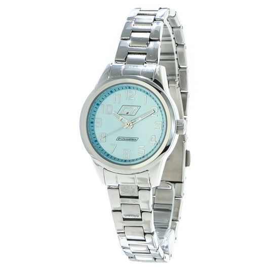 Chronotech Silberne Edelstahluhr