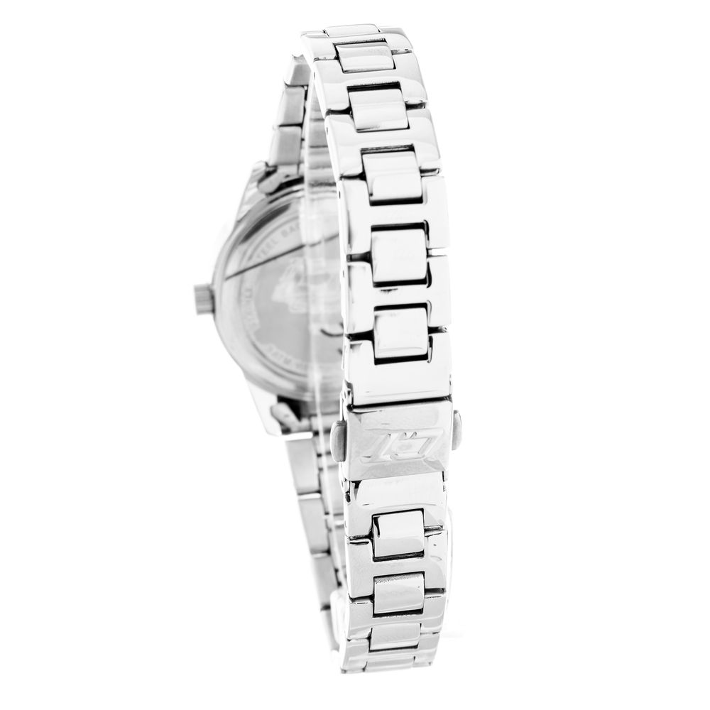 Chronotech Silberne Edelstahluhr
