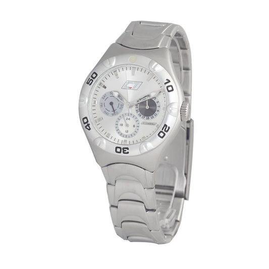 Chronotech Silberne Edelstahluhr