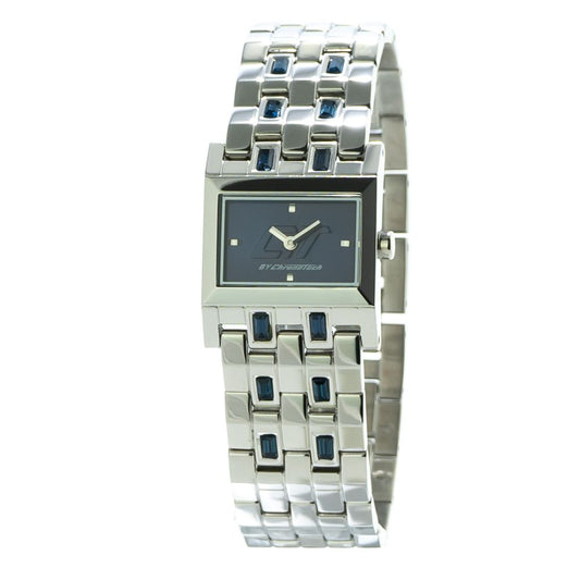 Chronotech Silberne Edelstahluhr