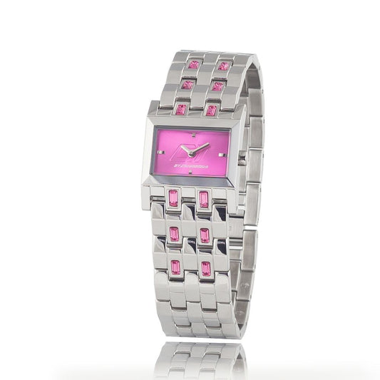 Chronotech Silberne Edelstahluhr