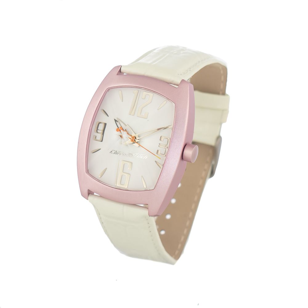 Chronotech Mehrfarbige Lederuhr