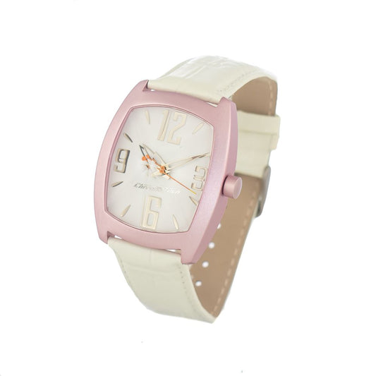 Chronotech Mehrfarbige Lederuhr