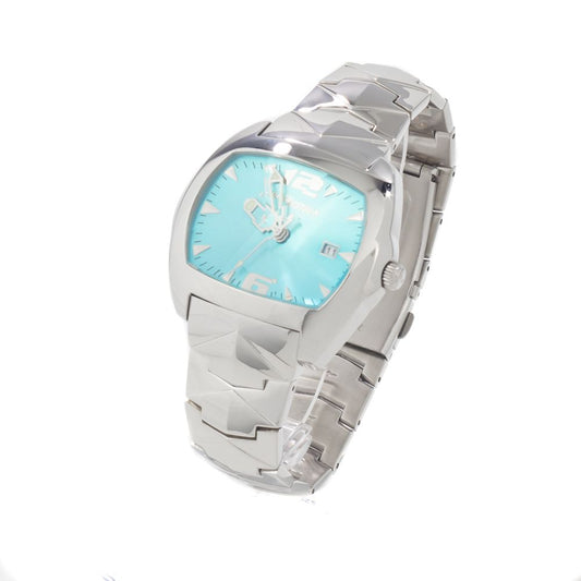 Chronotech Silberne Edelstahluhr