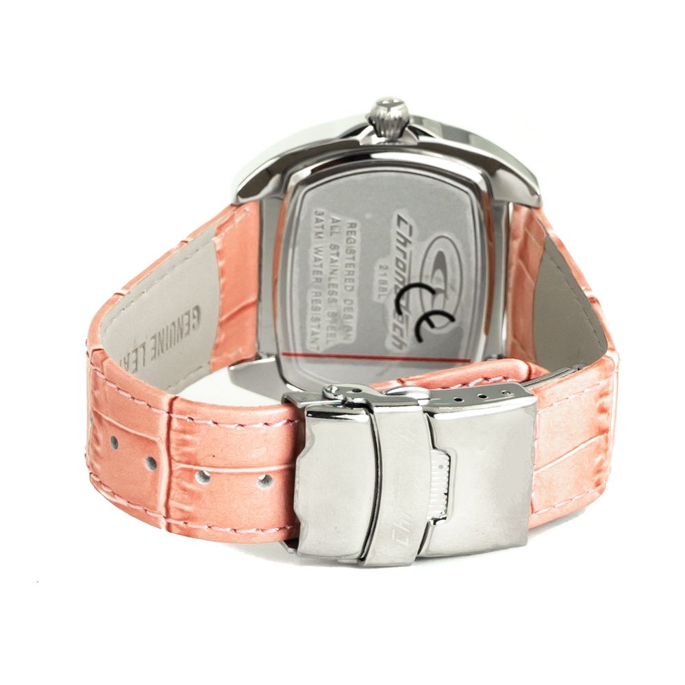 Chronotech Mehrfarbige Lederuhr