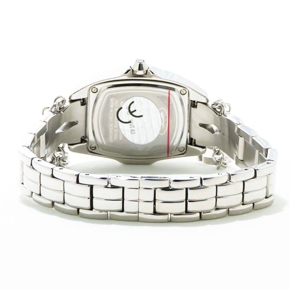 Chronotech Silberne Edelstahluhr