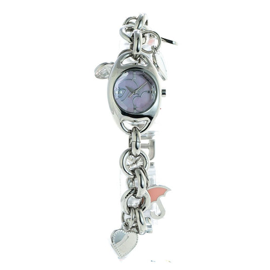 Chronotech Silberne Edelstahluhr