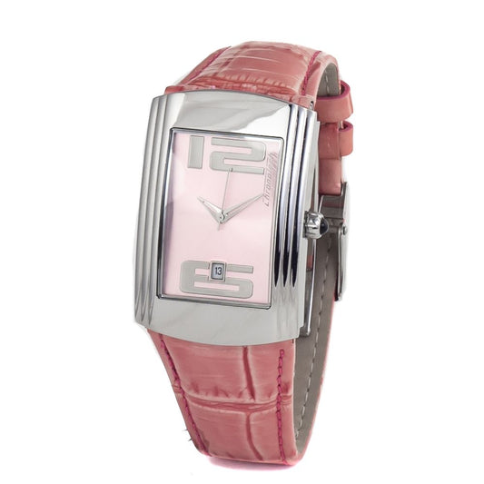 Chronotech Mehrfarbige Lederuhr