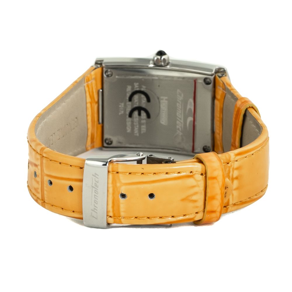 Chronotech Orange Lederuhr