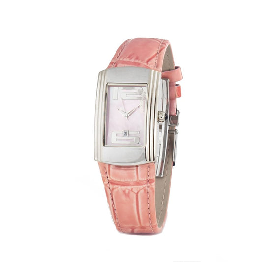 Chronotech Mehrfarbige Lederuhr