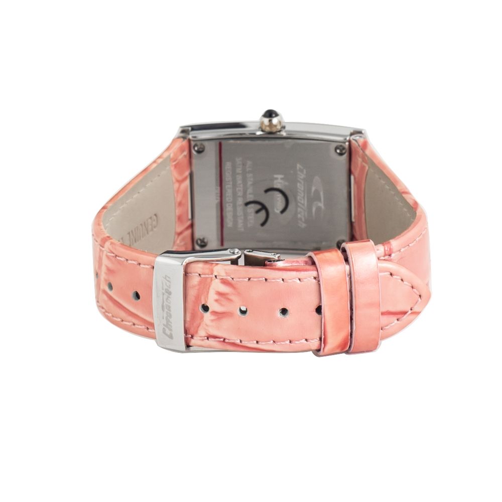 Chronotech Mehrfarbige Lederuhr