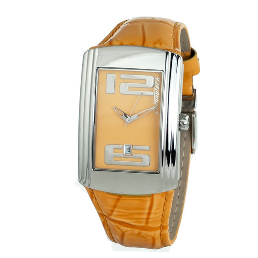 Chronotech Orange Lederuhr