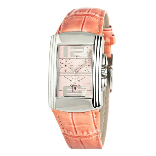 Chronotech Mehrfarbige Lederuhr