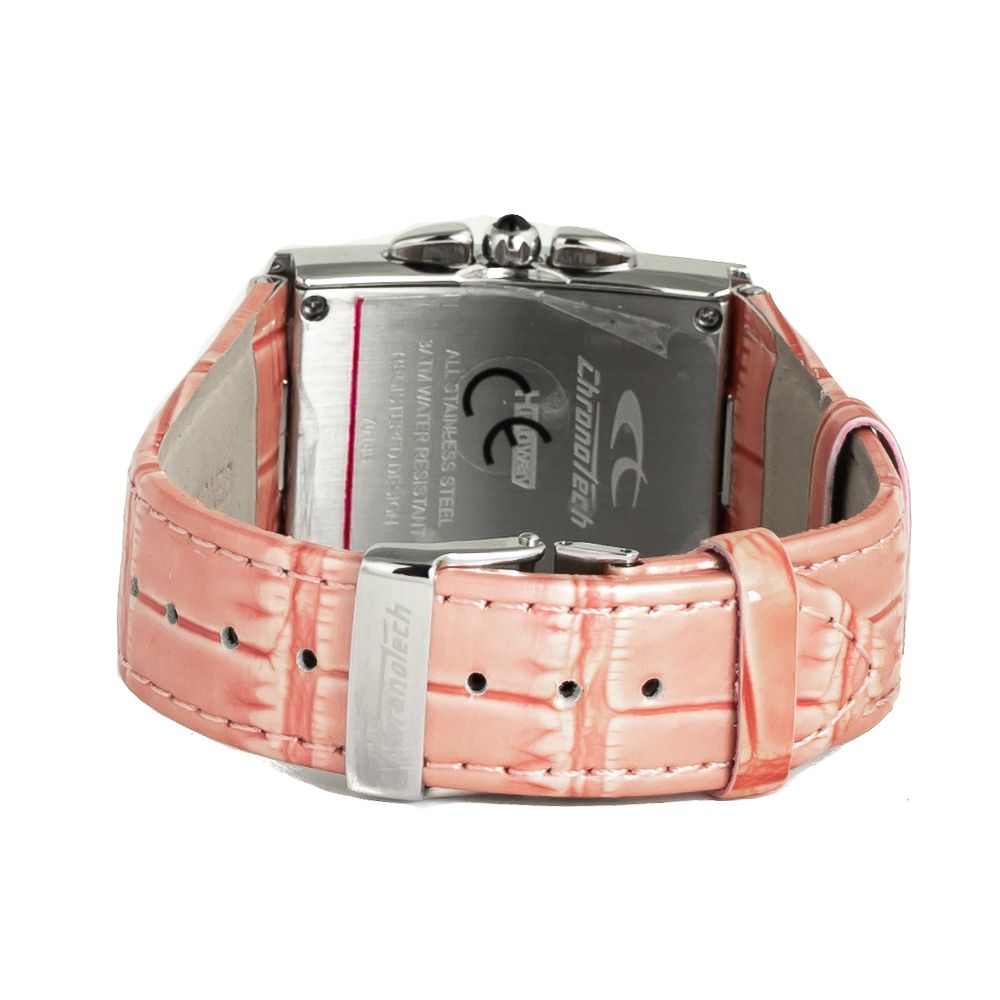 Chronotech Mehrfarbige Lederuhr