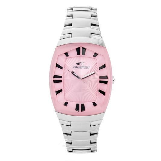 Chronotech Silberne Edelstahluhr