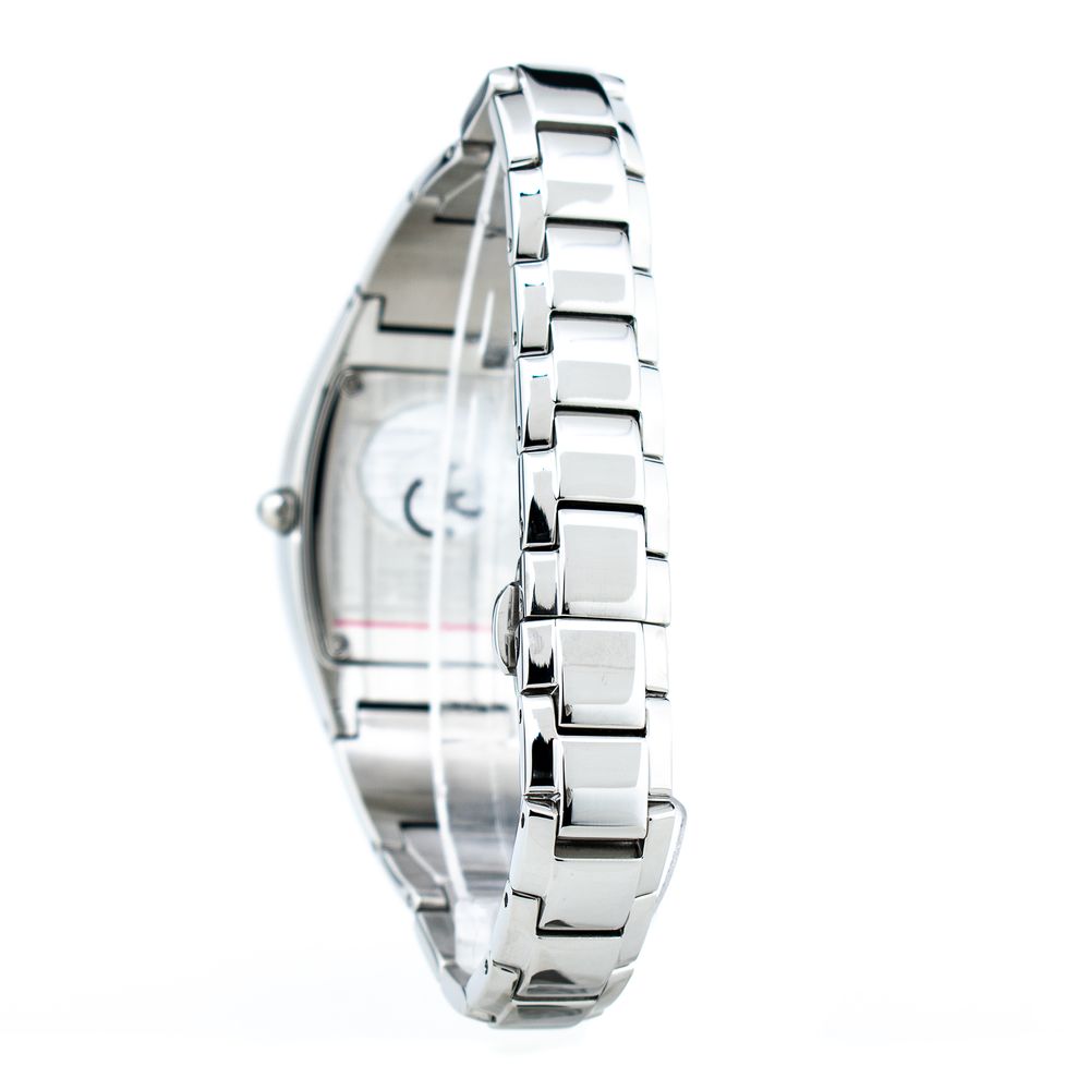Chronotech Silberne Edelstahluhr