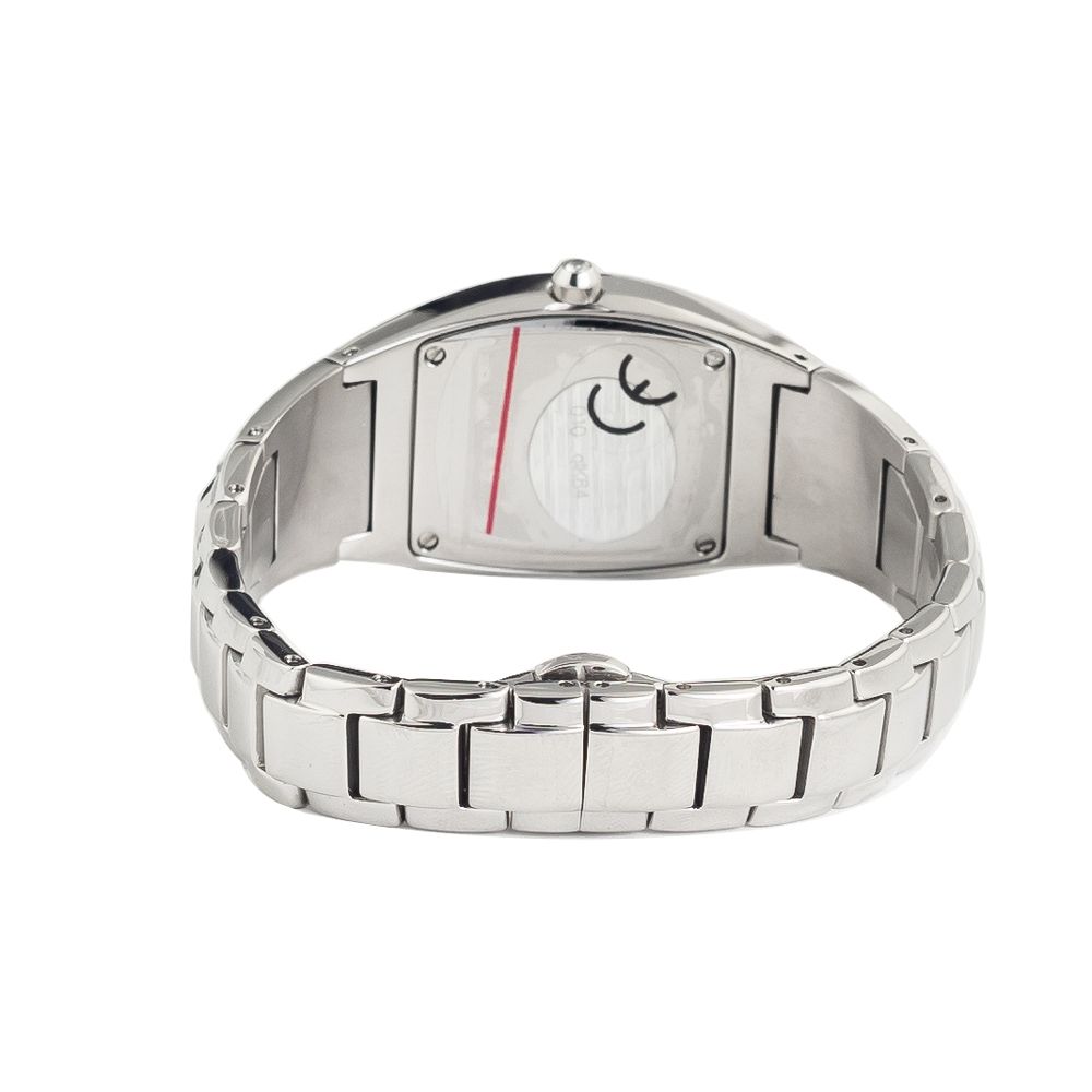 Chronotech Silberne Edelstahluhr