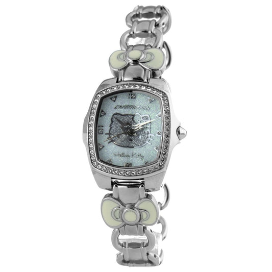 Chronotech Silberne Edelstahluhr