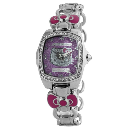 Chronotech Silberne Edelstahluhr