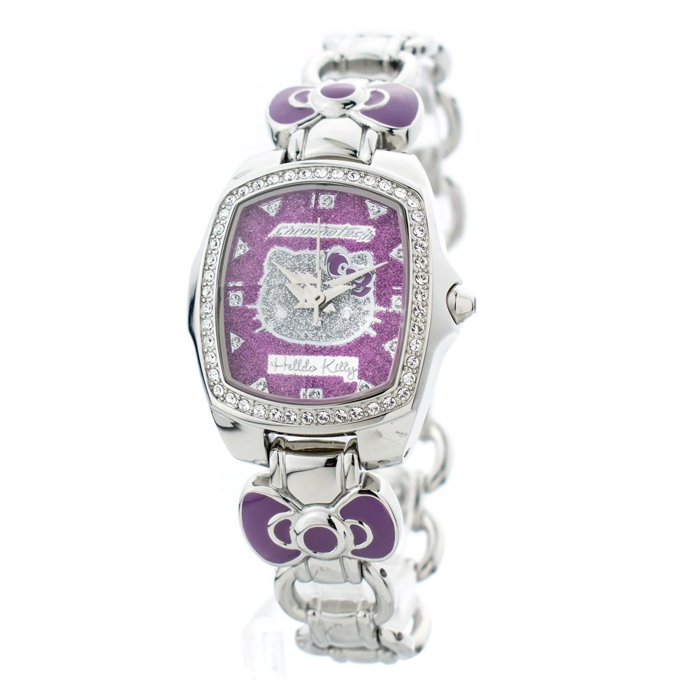 Chronotech Silberne Edelstahluhr