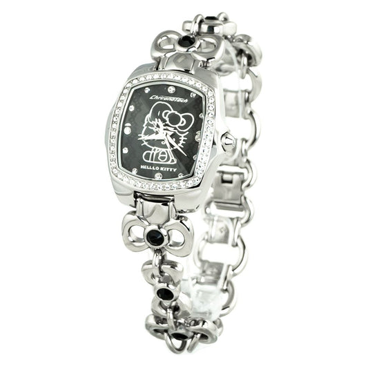 Chronotech Silberne Edelstahluhr