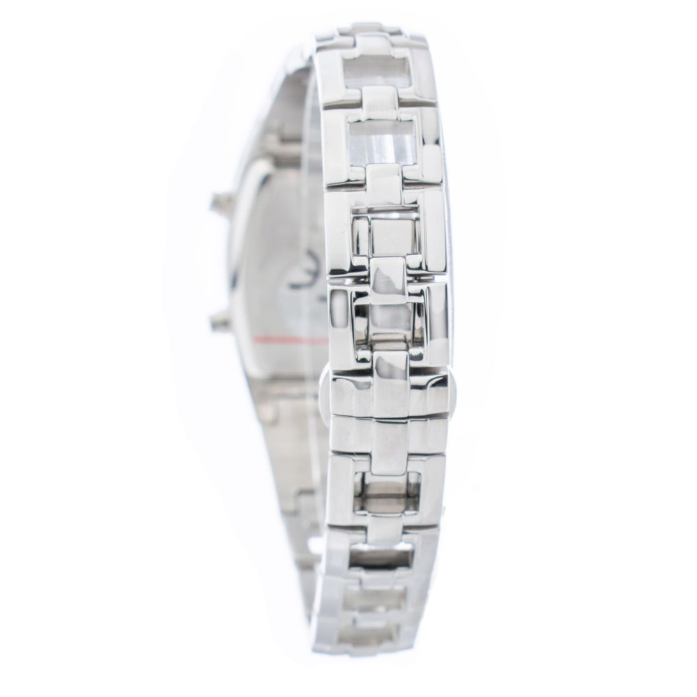 Chronotech Silberne Edelstahluhr