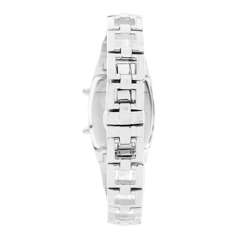 Chronotech Silberne Edelstahluhr