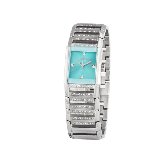 Chronotech Silberne Edelstahluhr