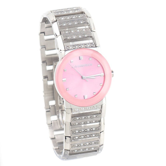 Chronotech Silberne Edelstahluhr