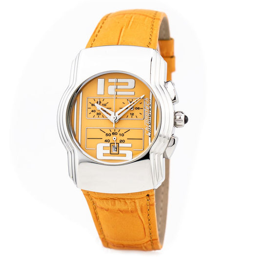 Chronotech Orange Lederuhr