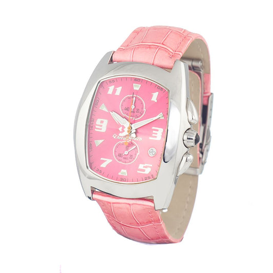 Chronotech Silberne Edelstahluhr