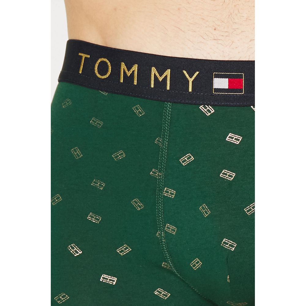 Tommy Hilfiger – Grüne Baumwoll-Boxershorts