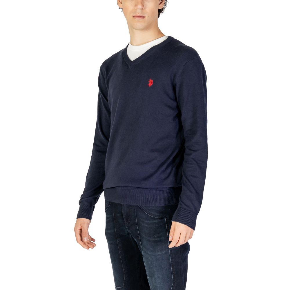 U.S. POLO ASSN. Blue Cotton Cashmere Sweater