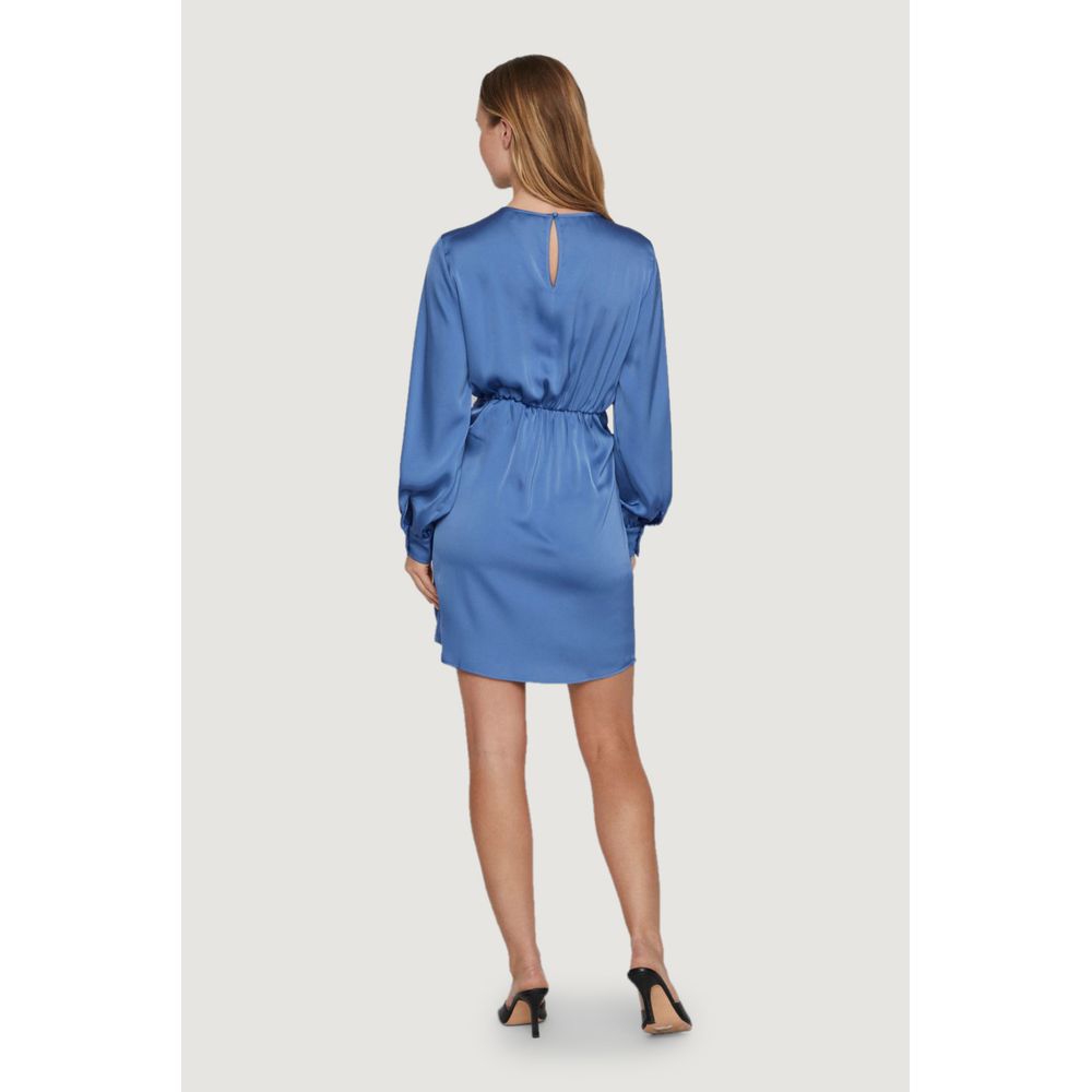 Vila Clothes – Blaue Shorts aus recyceltem Polyester