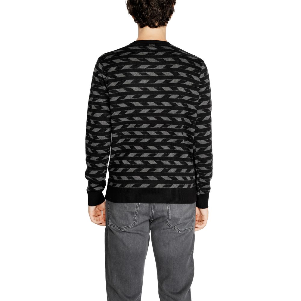 Antony Morato Schwarzer Marabou-Pullover