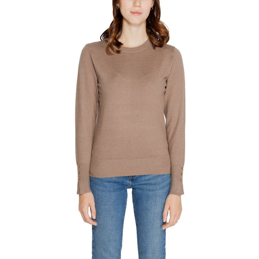 Jacqueline De Yong Beige Viscose Sportswear