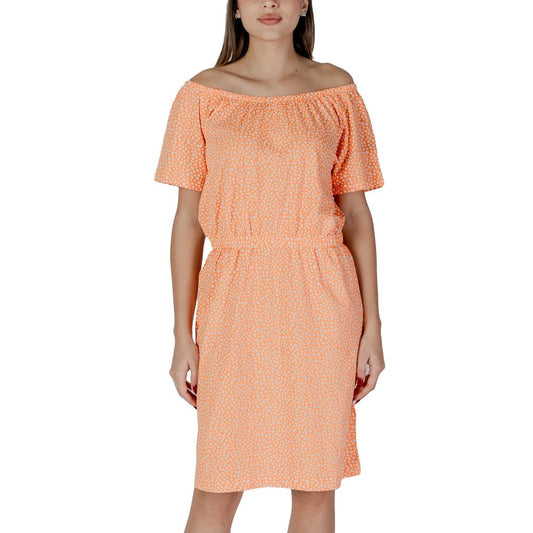 B.Young – Orangefarbene Baumwollshorts