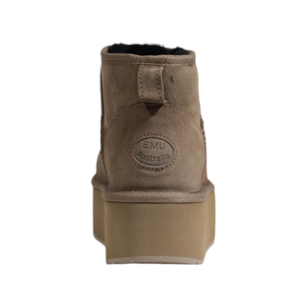 EMU Australia Beige Leather Ankle