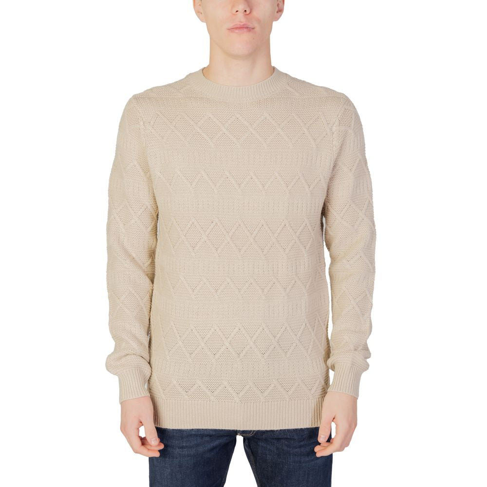 Only &amp; Sons – Beigefarbener Marabu-Pullover