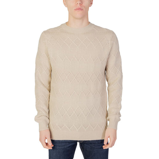 Only &amp; Sons – Beigefarbener Marabu-Pullover
