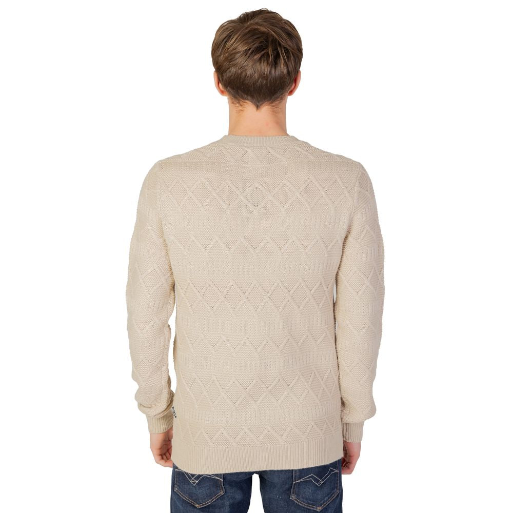 Only &amp; Sons – Beigefarbener Marabu-Pullover