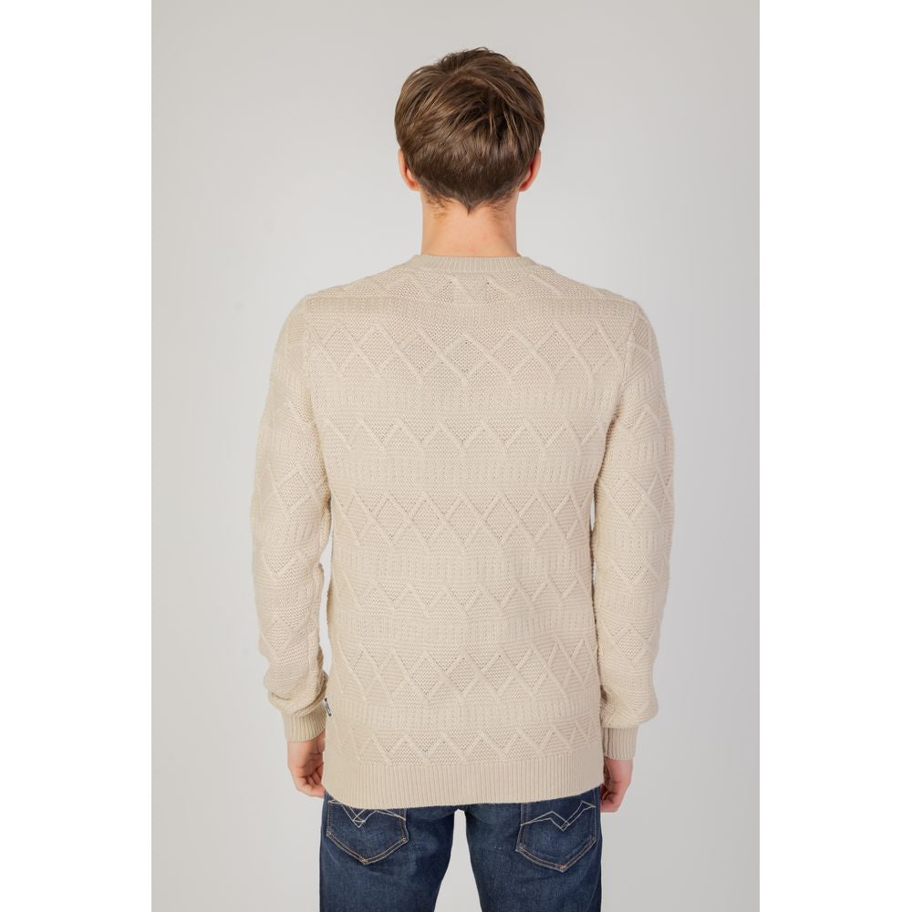 Only &amp; Sons – Beigefarbener Marabu-Pullover