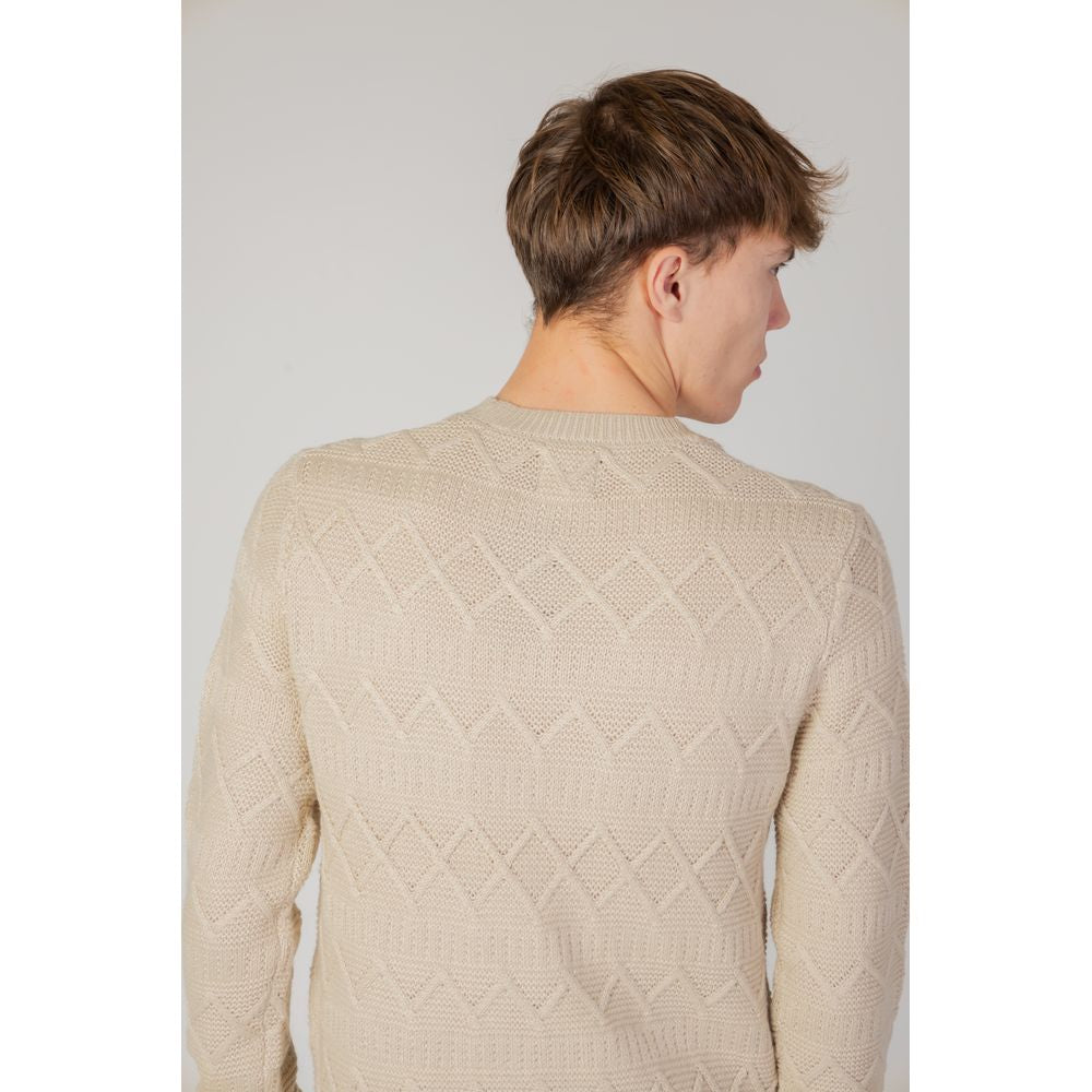 Only &amp; Sons – Beigefarbener Marabu-Pullover