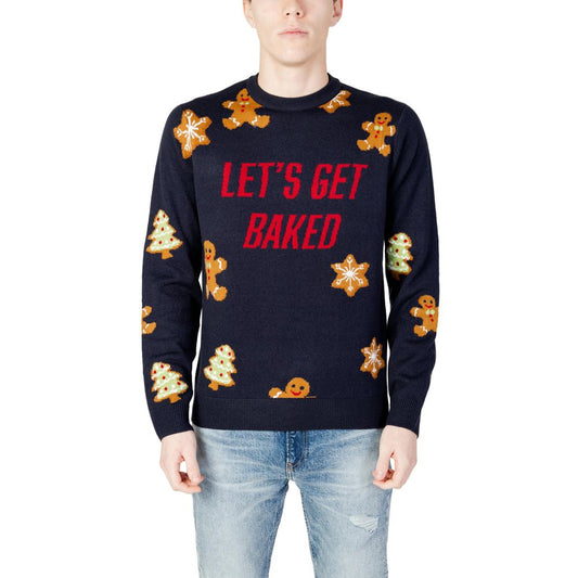Only &amp; Sons – Blauer Marabu-Pullover