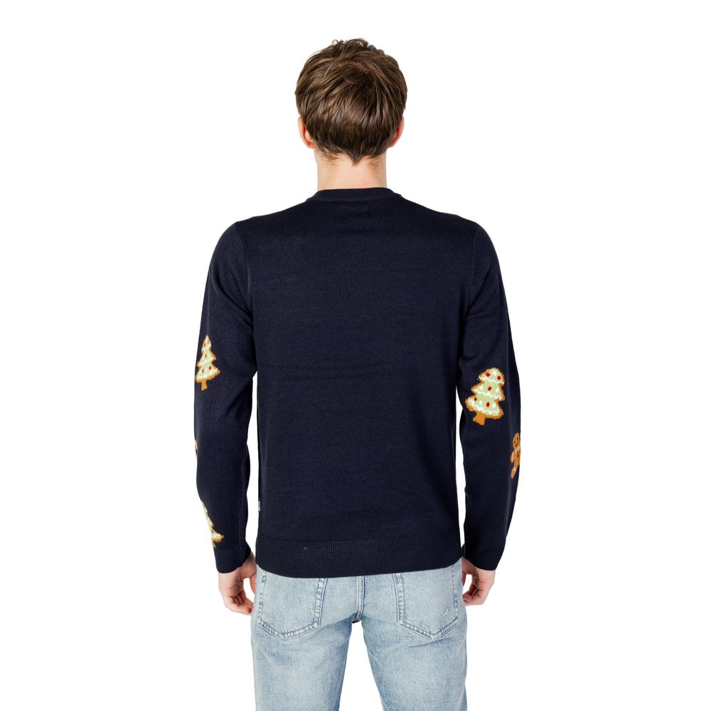 Only &amp; Sons – Blauer Marabu-Pullover