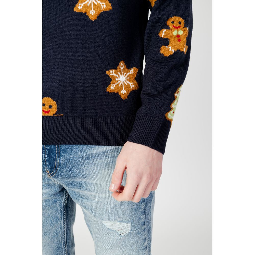 Only &amp; Sons – Blauer Marabu-Pullover