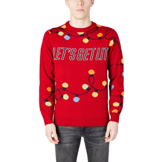 Only &amp; Sons – Roter Marabu-Pullover