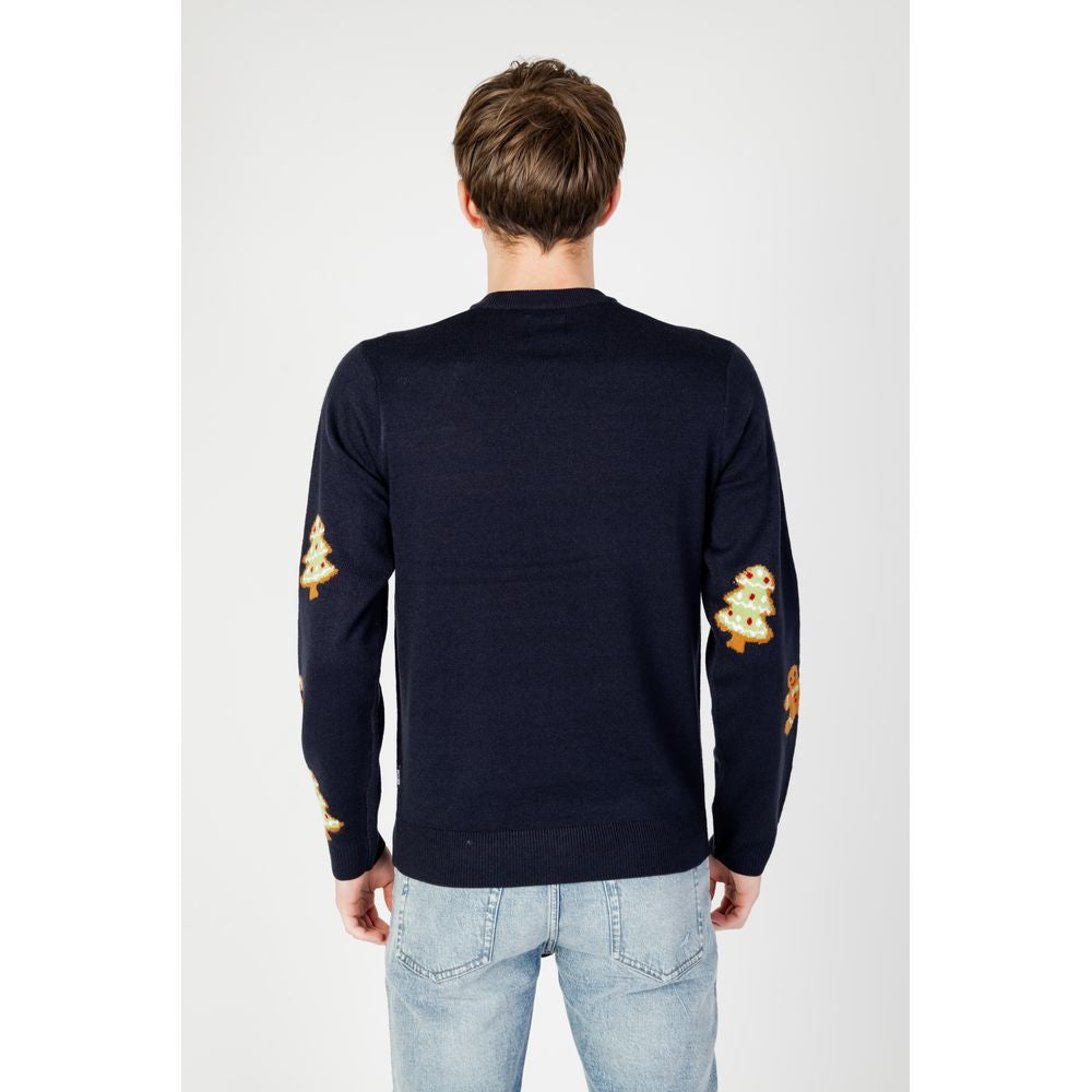 Only &amp; Sons – Blauer Marabu-Pullover