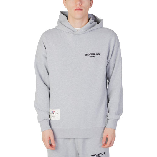Grauer Kapuzenpullover aus Baumwolle von Underclub