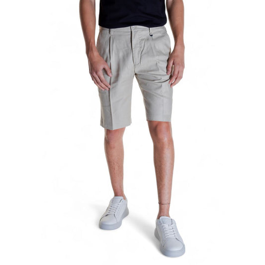 Antony Morato Beige Leinen-Bermuda